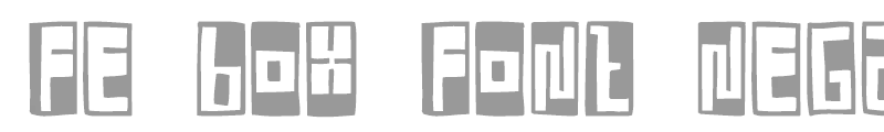 FE Box Font Negative